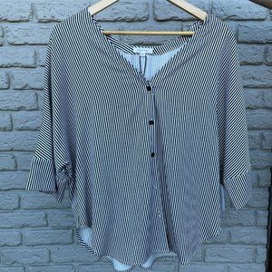 Like-new Vetta Capsule "The Boyfriend Shirt" B&W